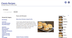 Desktop Screenshot of classic-recipes.com